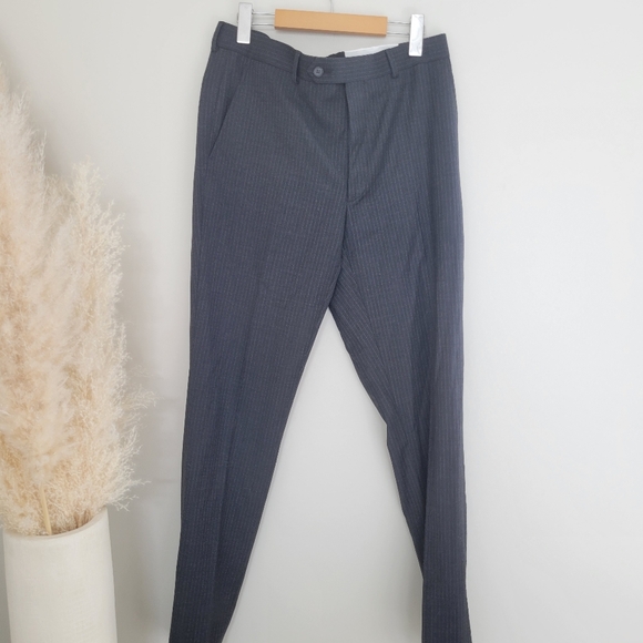 CALVIN KLEIN Black Jayden Skinny Fit Stretch Dress Pant. NWT. 33/32L - Picture 6 of 6